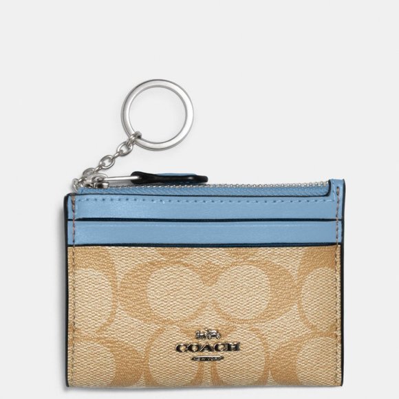Mini Skinny Id Case In Signature Canvas - Picture 6 of 15